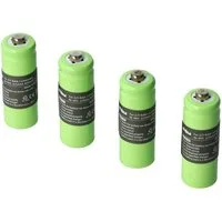 vhbw Akku passend für Hagenuk Classico Mobilfunk (400 mAh, 1,2 V, NiMH) Akku Akku NiMH 400 mAh (1,2 V, 4 St), Leistungsfähige Austausch-Akkus für Telefon, Festnetz oder schnurloses