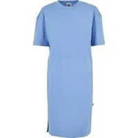 URBAN CLASSICS A-Linien-Kleid Urban Classics Damen Ladies Organic Oversized Slit Tee Dress (1-tlg)