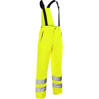 KÜBLER REFLECTIQ Wetterhose PSA 2 warngelb XL - 2996 8231-34-XL