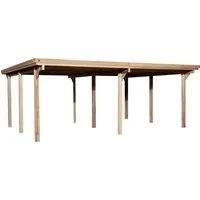 weka Doppelcarport 618 Gr.1, BxT: 603x512 cm, 215 cm Einfahrtshöhe