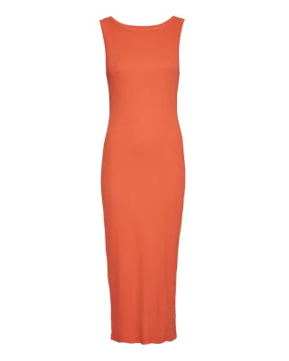 msch copenhagen - MSCHDidina Rasmia SL Dress Tigerlily - Gr. - M