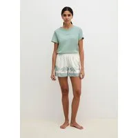 Marc O'Polo Schlafshorts Mix N Match Cotton mit floralem Print, Gummizug
