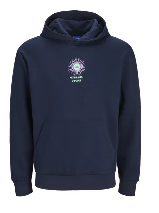 JACK&JONES - JORBRADLEY MANIFESTO SWEAT HOOD GBS23 LN navy blazer - Gr. - L