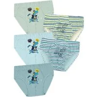 LOREZA Slip 5er Set Jungen Slips - Dino - Bunt (Set, 5-St)