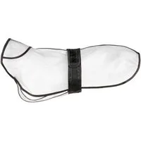 TRIXIE Hunderegenmantel Hunderegenmantel Tarbes - transparent/schwarze Paspeln