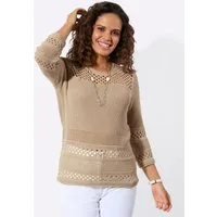 Witt Strickpullover Ajour-Pullover 3/4-Arm Ajour