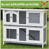 nanook Kleintierkäfig Klapp Kleintierstall - einfache Klick-Montage