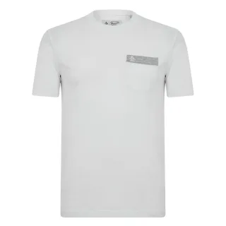 Original Penguin - T-Shirt für Herren, Brusttasche (Weiß)