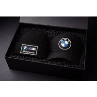 BMW Baseball Cap Exklusive BMW M Geschenkbox Beanie Mütze Cap Geschenkset Geschenkidee (2-St)