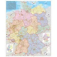 STIEFEL Poster Deutschland Organisationskarte, 97 x 119 cm