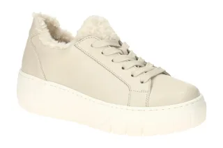 Gabor 73.221 - Beige Plateau Sneaker Best Fitting Echtleder