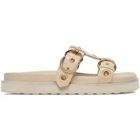 Mexx Mexx Damen-Flip-Flops Beige Badepantolette