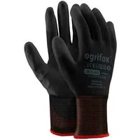 Midori Arbeitshandschuh-Set (144-St) Montagehandschuh Schutzhandschuh Polyester, Polyurethan Größe M (Nr.8)