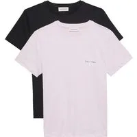 Calvin Klein Jeans T-Shirt MONOLOGO CN 2 PACK TEE (Packung, 2-tlg., 2er-Pack), Logoschriftzug