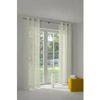 Wirth Vorhang Bettina (1 St), Ösen, halbtransparent, Store