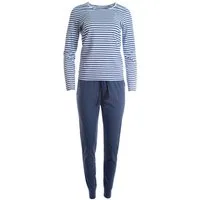 Era&Me Pyjama Damen Pyjama Set Schlafhose + Langarm Oberteil (Schlafanzug Schlafhose + Langarm Oberteil, 2 tlg., Schlafanzug Set) Hoher Baumwollanteil
