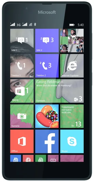 Microsoft Lumia 540 8GB [Dual-Sim] schwarz