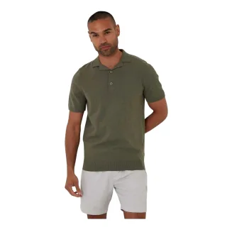 Threadbare - Poloshirt für Herren, Mit Kragen (Dunkler Salbei)
