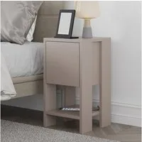 Decortie Nachttisch Ema, Modern Nachttisch, 30 x 30 x 55 cm, Schlafzimmermöbel
