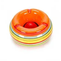 Bubble-Store Aschenbecher Aschenbecher, bunter Keramik Sturmaschenbecher, Ascher mit abnehmbarem Deckel