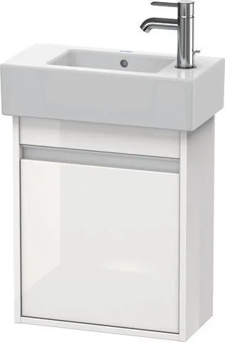 Duravit Ketho Waschtischunterbau wandhängend Weiß Hochglanz 450x225x550 mm - KT6629R2222 KT6629R2222