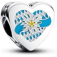 Pandora Charm-Einhänger Pandora Moments Ich liebe Bayern Herz Charm 792015C00_E079 (1-tlg)