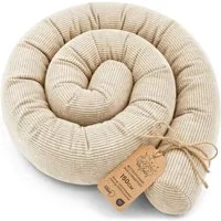 Totsy Baby Seitenschläferkissen Bettschlange Body Pillow - Kopfkissen lang Bettrolle Schlafkissen
