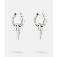 Liebeskind Berlin Paar Creolen Schmuck Geschenk Edelstahl Ohrringe The Organic, Einhänger abnehmbar
