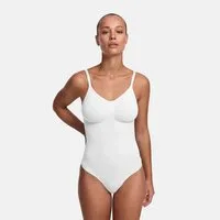 cfab (creamy fabrics) Shaping-Body Bodysuit Sculpting Shapewear mit String-Weiß-M (1-tlg)