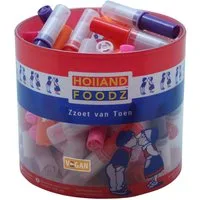 Holland Foodz Süßigkeit, Holland Foodz Candy Lippenstifte mit Fruchtgeschmack und Kappe 304g