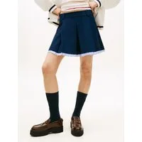 Tommy Jeans A-Linien-Rock TJW VARSITY PLEATED MINI SKIRT mit den klassischen Falten