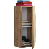 VCM Midischrank Holz Badmöbel Midischrank Badschrank Bad Badinos D (1-St) 75x33x22cm Badregal, Badschrank, Schublade