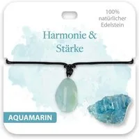 bb Klostermann Kette mit Anhänger BB Klostermann Edelstein Kette Aquamarin Harmonie & Stärke