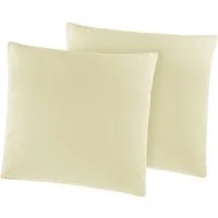 HTI-Living Dekokissen Kissenhüllen 2er Set 40 x 40 cm Mikrofaser, Dekokissen Zierkissen Sofakissen
