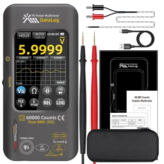 BSIDE S600A Graphic Multimeter 3.98TFT Touch Screen60000 Counts Data Logger True-RMS Graphic Tester Photovoltaic Multi