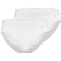 GÖTZBURG Slip X-lastic (2er-Pack) basic, elastischer Bund, eng, weich, atmungsaktiv, Baumwollmix