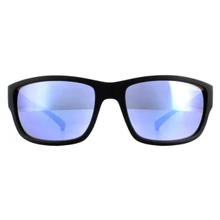 Arnette Sonnenbrille Bushwick 4256 01/22 Matt Schwarz Dunkel Grau Spiegel Wasser