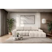 OTTO home Ecksofa AZITA L-Form, 270 cm - OTTO. Verlässliche Qualität., wahlweise als Schlafsofa m. Bettkasten, Bubble-Optik