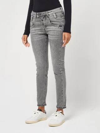 GANG Damen Jeans 94MARGE - slim fit Jeans grey stone