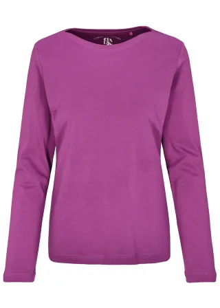 CLARINA - NOS Shirt, U-Boot Ausschnitt 457 azalee - Gr. - 44