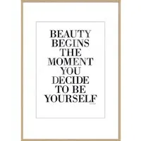 The Wall - the art of framing AG Bilderrahmen Kunststoff Bilderrahmen Design Frames buche 70 x