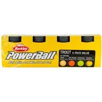 Berkley Kunstköder Berkley PowerBait Trout Bait Assortment - 200g Forellenteig Set