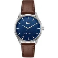 Lacoste Quarzuhr Lisbon 2011477, Armbanduhr, Herrenuhr, Lederarmband, analog