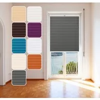 DomDeco Plissee "Calura", blickdicht, Ohne Bohren, Klemmfix, Sicht- und Sonnenschutz, ohne Bohren, Klemmfix, Fixmaß, Klemmträger