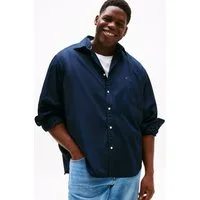 Tommy Hilfiger Big & Tall Langarmhemd BT-FLEX POPLIN SOLID Große Größen, regular fit