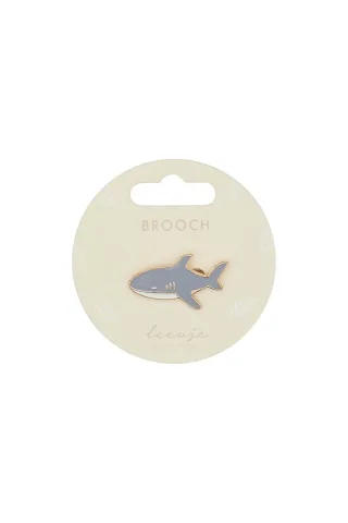 Leevje Brosche Shark