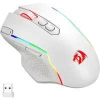 Redragon M810 Pro Kabellos/Kabelgebunden Maus, 10000 DPI, Schnellfeuertaste Gaming-Maus (2,4 GHz Drahtlos (via Nano-Empfänger), Makrofunktion & True Color)