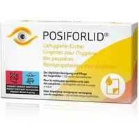 URSAPHARM Arzneimittel GmbH Augenlidcreme POSIFORLID Lidhygiene-Tücher 20 St, 20-tlg., Sanfte Reinigung und Pflege der Augenlider