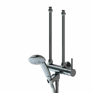 KWC Hebelmischer Dusche Niederdruck, für Warmwasserbereiter, chromeline,114.86 Z 286 114.86 Z 286