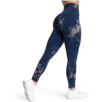 Smilodox Leggings Becci, Seamless High Waist Scrunch Sporthose, Batik-Effekt & Muster Figurformende Kontur, elastisch, Blickdicht, Gym Yoga Training Workout